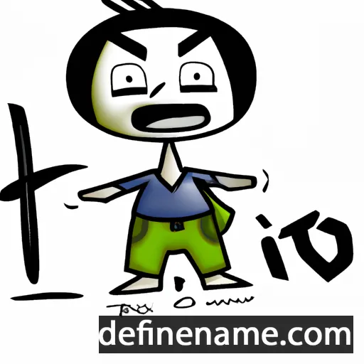 cartoon of the name Ito