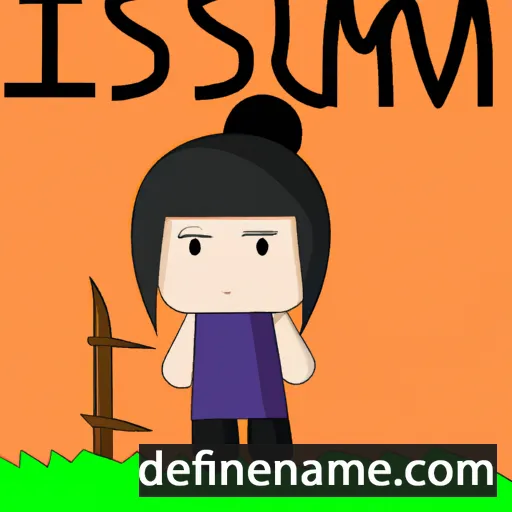 cartoon of the name Itsumi