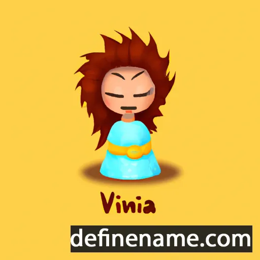 cartoon of the name Ívina