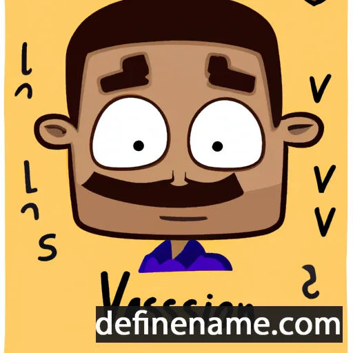 cartoon of the name Ivanilson