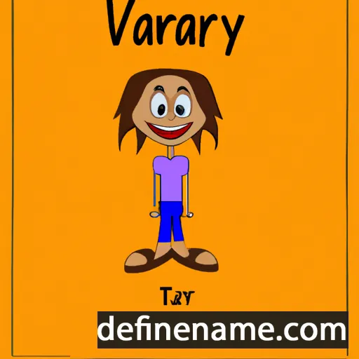 cartoon of the name Ivary