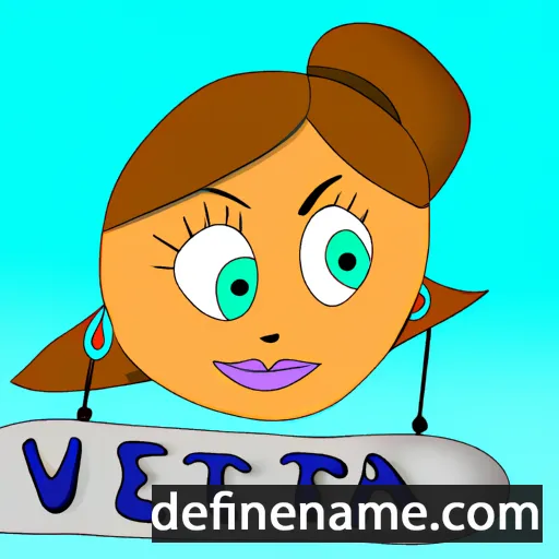 cartoon of the name Ivetta