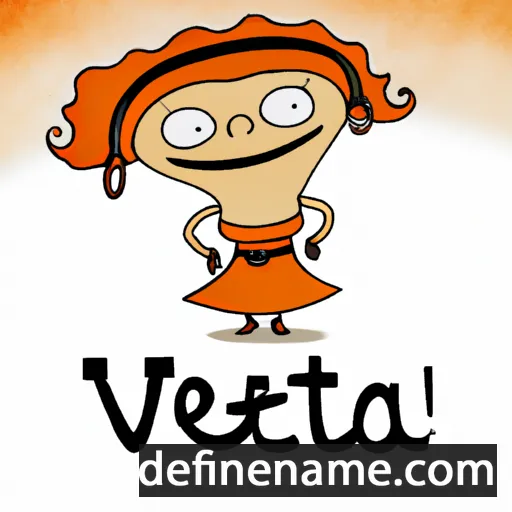 cartoon of the name Ivetta