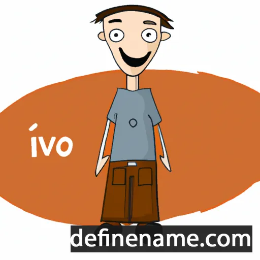 cartoon of the name Ivó