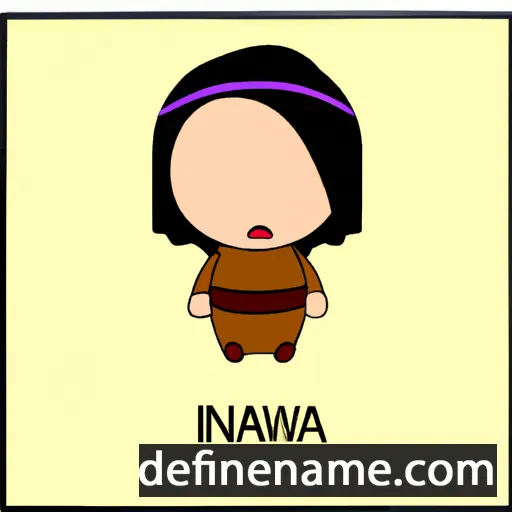 cartoon of the name Iwana