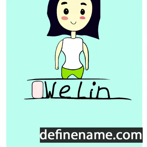 cartoon of the name Iwelin