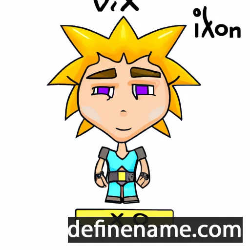 cartoon of the name Ixion