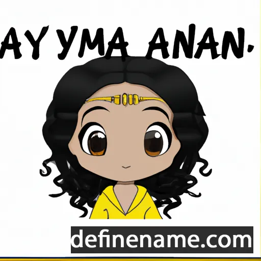 cartoon of the name Iyanna