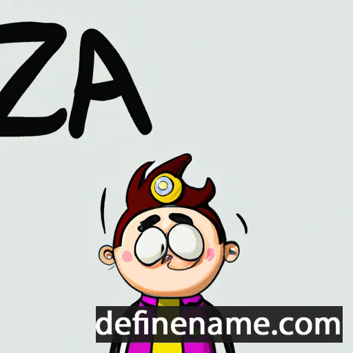 cartoon of the name Izák