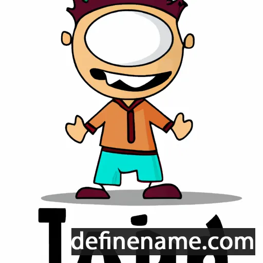 cartoon of the name Izadi