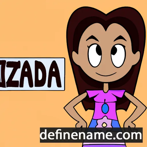 cartoon of the name Izadora