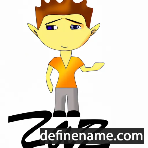 cartoon of the name Izar