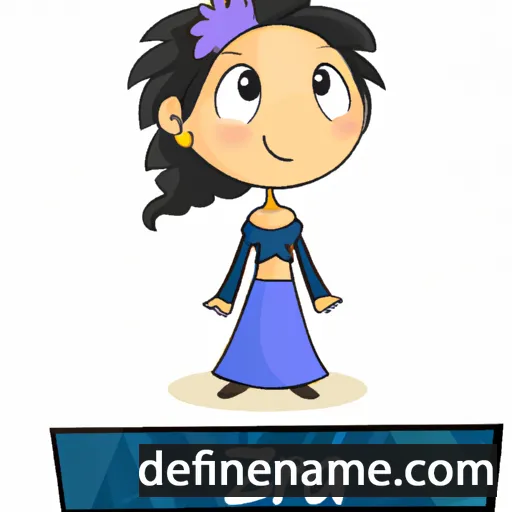 cartoon of the name Izara