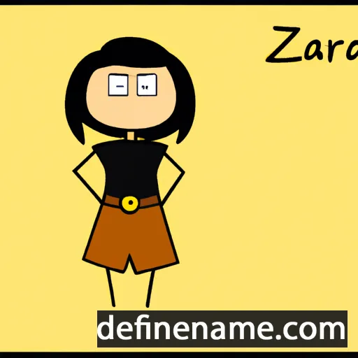 cartoon of the name Izarra