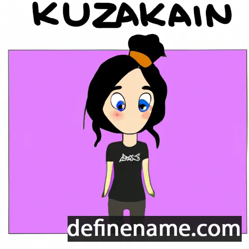 cartoon of the name Izaskun