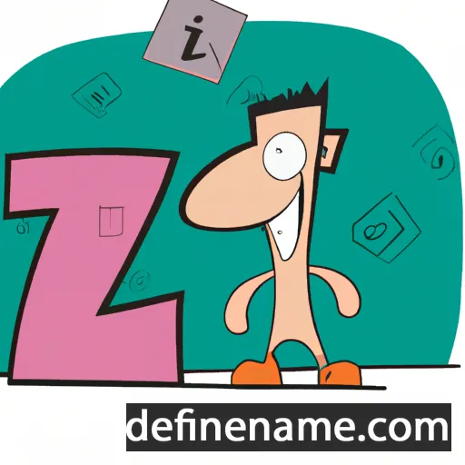 cartoon of the name Ize