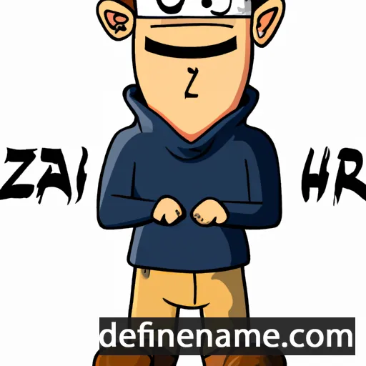 cartoon of the name Izhar