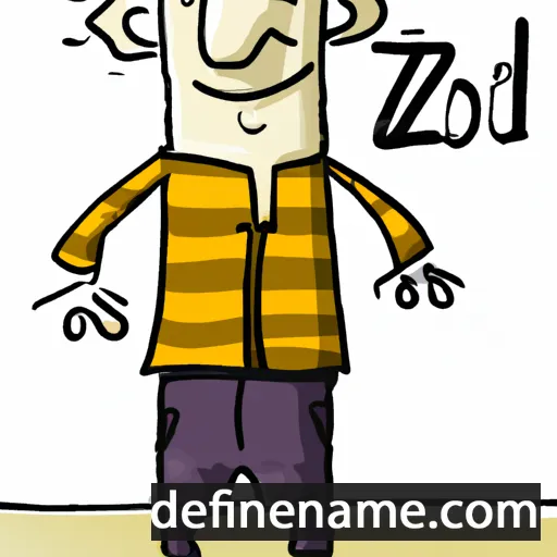 cartoon of the name Izold