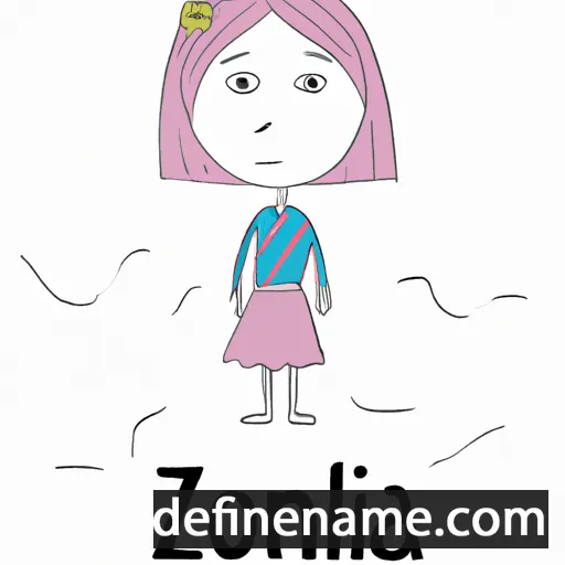 cartoon of the name Izolina