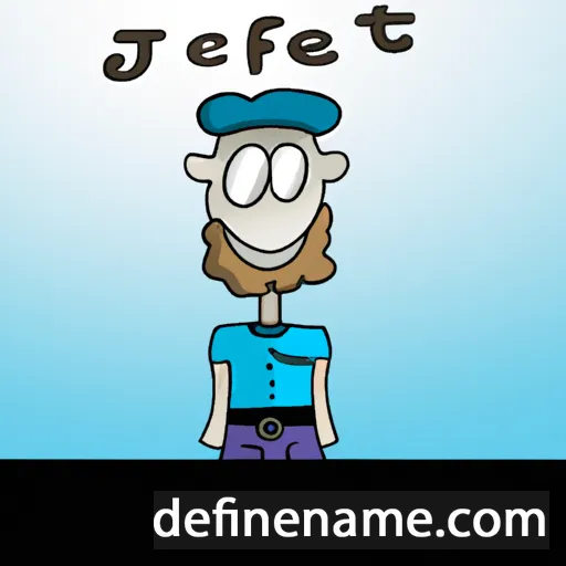 cartoon of the name Jáfet