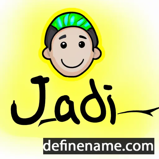 cartoon of the name Jadi