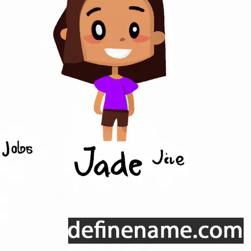 cartoon of the name Jadie