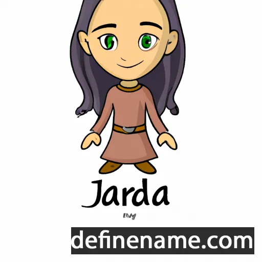 cartoon of the name Jadira