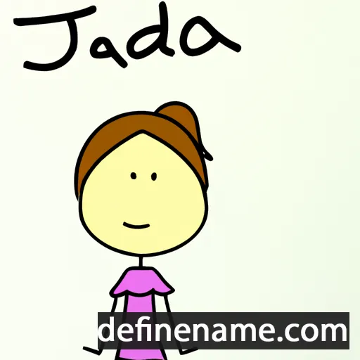 cartoon of the name Jadża