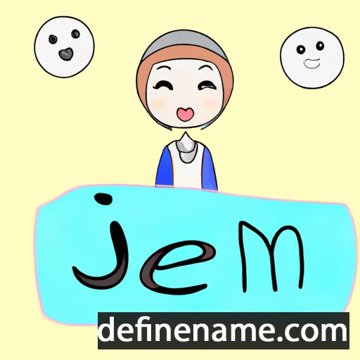 cartoon of the name Jae-eun