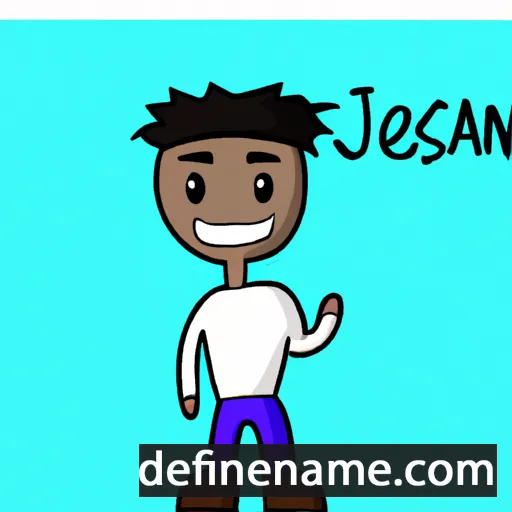 cartoon of the name Jae'sean