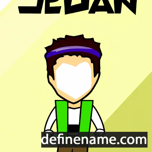 cartoon of the name Jaedan