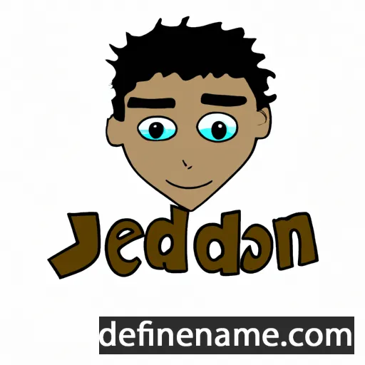 cartoon of the name Jaedin