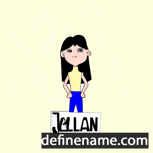 cartoon of the name Jaelin