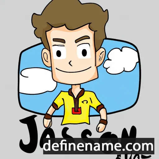 cartoon of the name Jaeson