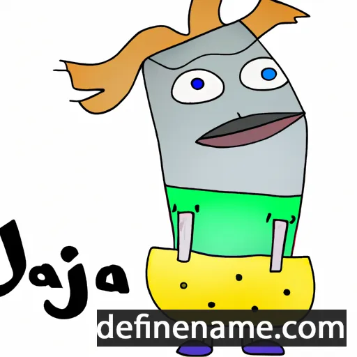 cartoon of the name Jagica