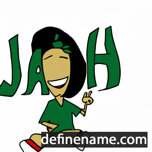 cartoon of the name Jah