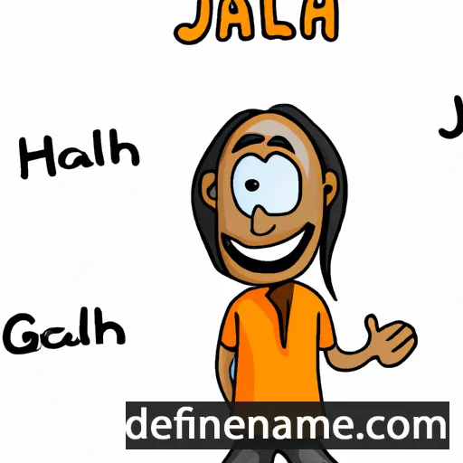 cartoon of the name Jahali