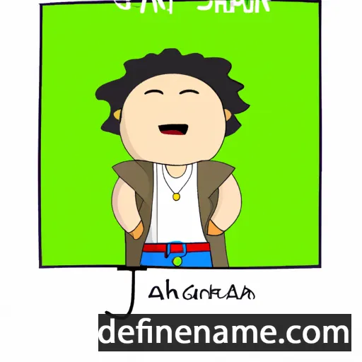 cartoon of the name Jahann