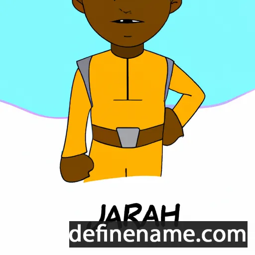 cartoon of the name Jaharii