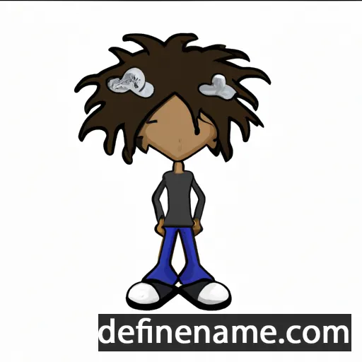 cartoon of the name Jahiem