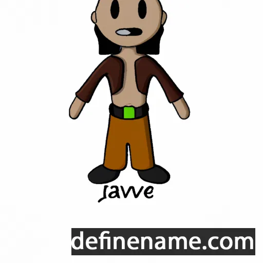 Jahivé cartoon