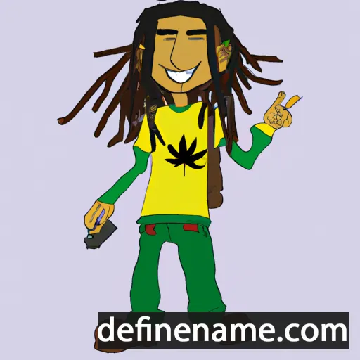 cartoon of the name Jahmead