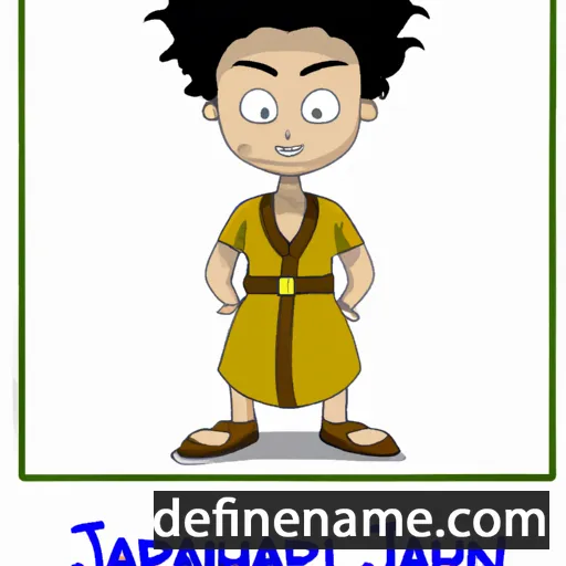 cartoon of the name Jahnari