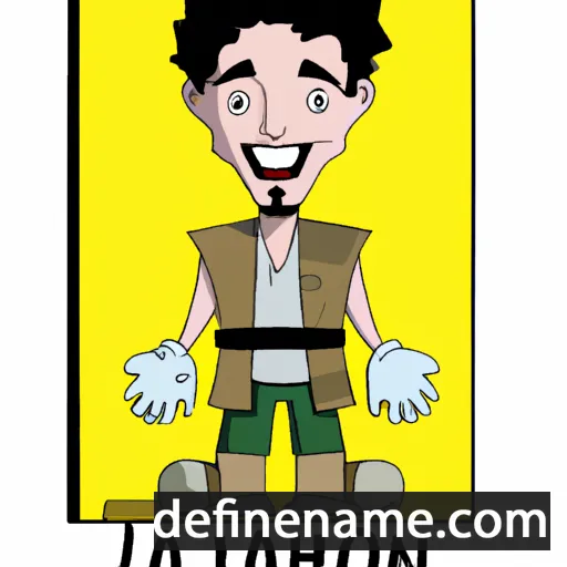 cartoon of the name Jahon