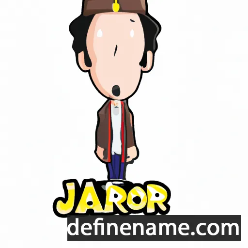 cartoon of the name Jahor