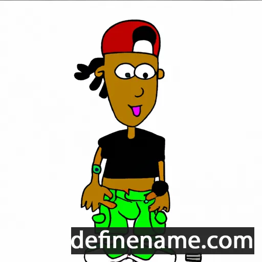 cartoon of the name Jahseh