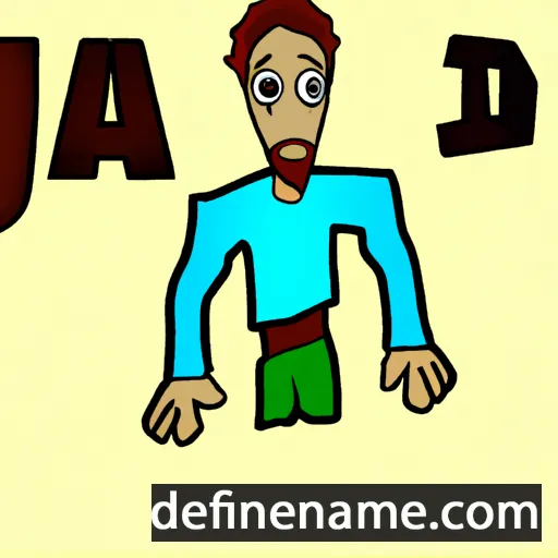 cartoon of the name Jaid