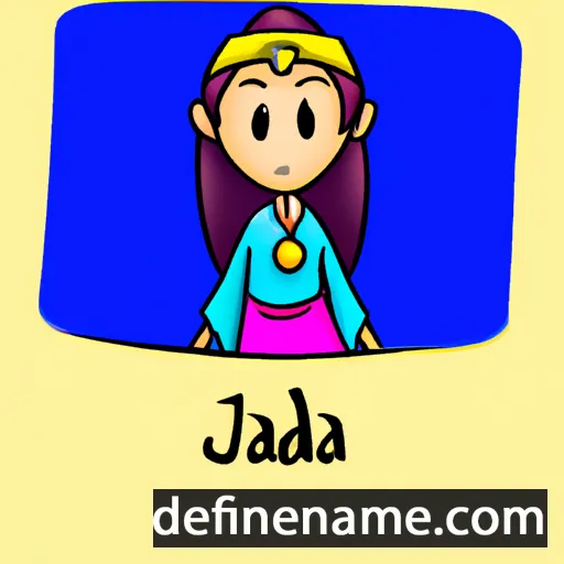 cartoon of the name Jaidaa