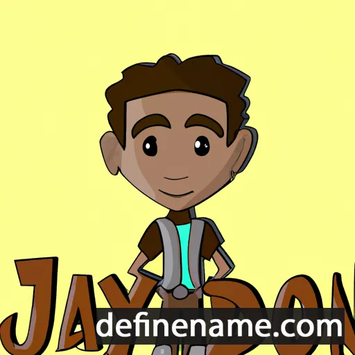 cartoon of the name Jaidyn