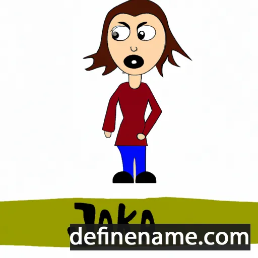 cartoon of the name Jaika